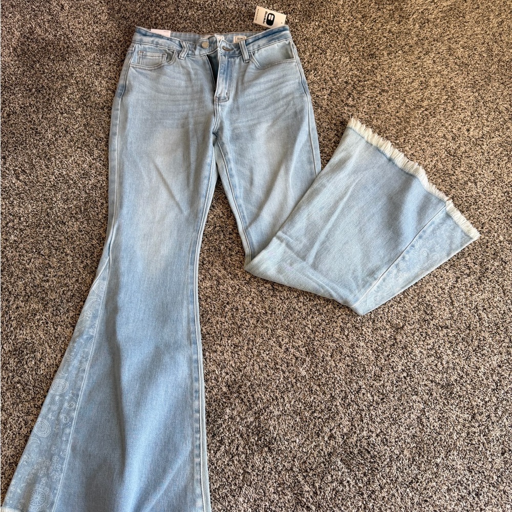 Signature Light Blue Wide Leg Jeans
